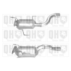 Diesel Particulate Filter (dpf) QUINTON HAZELL QDPF11349 OE Ref 7L8131709D