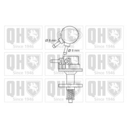 Fuel Pump QUINTON HAZELL QFP141 OE Ref 1800218 QUINTON HAZELL