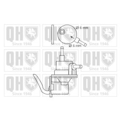 Fuel Pump QUINTON HAZELL QFP157 OE Ref 2310019125 QUINTON HAZELL