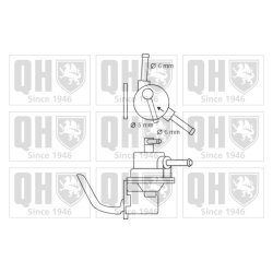 Fuel Pump QUINTON HAZELL QFP273 OE Ref 2310015080 QUINTON HAZELL