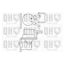 Fuel Pump QUINTON HAZELL QFP28 OE Ref AUF809