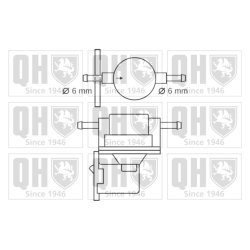 Fuel Pump QUINTON HAZELL QFP76 OE Ref 75515547 QUINTON HAZELL