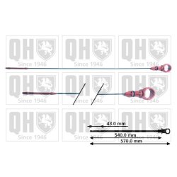 Dipstick QUINTON HAZELL QOD103 OE Ref 3641404