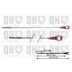 Dipstick QUINTON HAZELL QOD104 OE Ref 1174E7