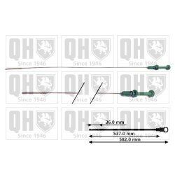 Dipstick QUINTON HAZELL QOD109 OE Ref 117483