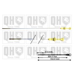 Dipstick QUINTON HAZELL QOD110 OE Ref 9651347480