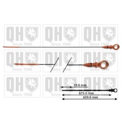 Dipstick QUINTON HAZELL QOD116 OE Ref 9675476780