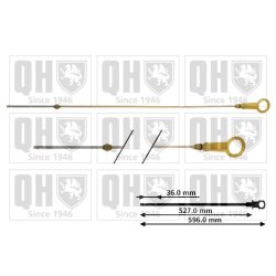 Dipstick QUINTON HAZELL QOD128 OE Ref 1114000Q1F