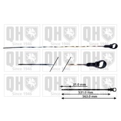 Dipstick QUINTON HAZELL QOD132 OE Ref 1174C4