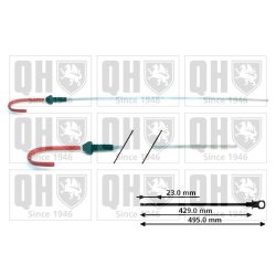 Dipstick QUINTON HAZELL QOD138 OE Ref 7700109565