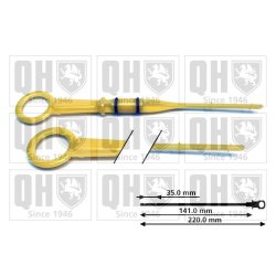 Dipstick QUINTON HAZELL QOD145 OE Ref 11140ED000