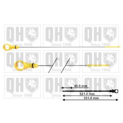 Dipstick QUINTON HAZELL QOD152 OE Ref 9809038580