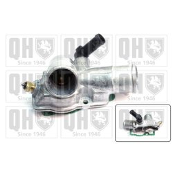 Coolant Thermostat QUINTON HAZELL QTH572K OE Ref 1338010