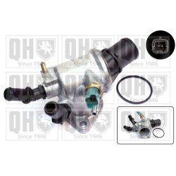Coolant Thermostat QUINTON HAZELL QTH611K OE Ref 1338039
