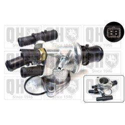 Coolant Thermostat QUINTON HAZELL QTH776K OE Ref 46547758