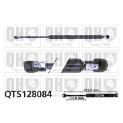Cargo Area Gas Spring QUINTON HAZELL QTS128084 OE Ref 7701366529
