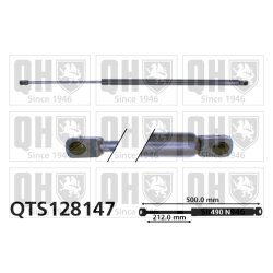 Cargo Area Gas Spring QUINTON HAZELL QTS128147 OE Ref 7700818237