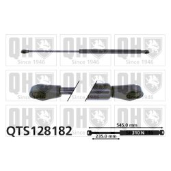 Bonnet Gas Spring QUINTON HAZELL QTS128182 OE Ref 1180405