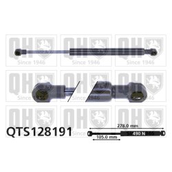 Bonnet Gas Spring QUINTON HAZELL QTS128191 OE Ref 3B5827550