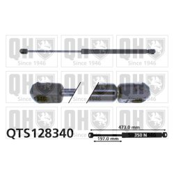Cargo Area Gas Spring QUINTON HAZELL QTS128340 OE Ref 7774707 QUINTON HAZELL