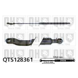 Cargo Area Gas Spring QUINTON HAZELL QTS128361 OE Ref 871827550A QUINTON HAZELL