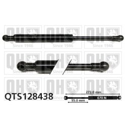 Cargo Area Gas Spring QUINTON HAZELL QTS128438 OE Ref 893827552A