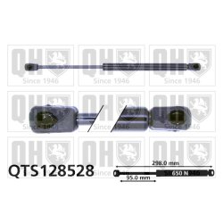 Cargo Area Gas Spring QUINTON HAZELL QTS128528 OE Ref 4B5827552F