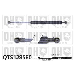 Cargo Area Gas Spring QUINTON HAZELL QTS128580 OE Ref 82380453