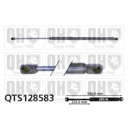 Bonnet Gas Spring QUINTON HAZELL QTS128583 OE Ref 7245797