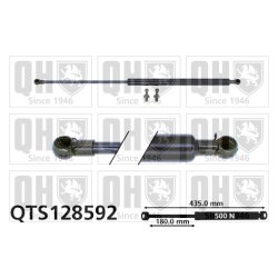 Cargo Area Gas Spring QUINTON HAZELL QTS128592 OE Ref 96301822 QUINTON HAZELL