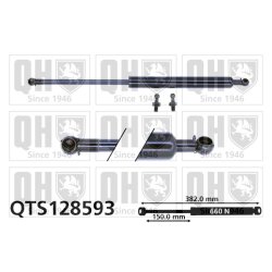 Cargo Area Gas Spring QUINTON HAZELL QTS128593 OE Ref 96310381