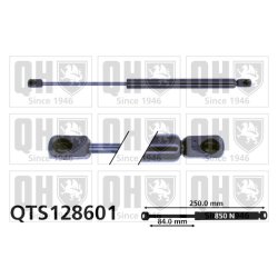 Bonnet Gas Spring QUINTON HAZELL QTS128601 OE Ref 1180402