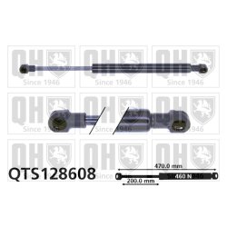 Cargo Area Gas Spring QUINTON HAZELL QTS128608 OE Ref 7700418621