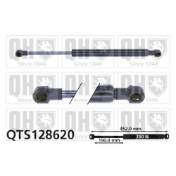 Bonnet Gas Spring QUINTON HAZELL QTS128620 OE Ref 7M0823359A