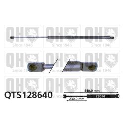 Bonnet Gas Spring QUINTON HAZELL QTS128640 OE Ref 7700812193