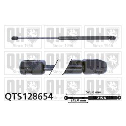 Cargo Area Gas Spring QUINTON HAZELL QTS128654 OE Ref 1034930