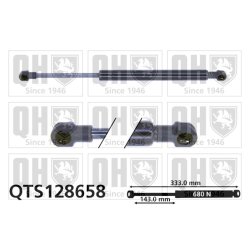 Bonnet Gas Spring QUINTON HAZELL QTS128658 OE Ref 51238174866