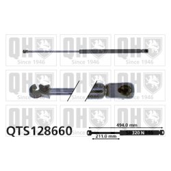 Cargo Area Gas Spring QUINTON HAZELL QTS128660 OE Ref 9485546 QUINTON HAZELL