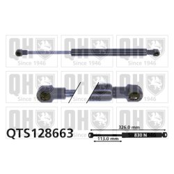 Bonnet Gas Spring QUINTON HAZELL QTS128663 OE Ref 51238150077