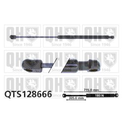 Bonnet Gas Spring QUINTON HAZELL QTS128666 OE Ref 51238240596