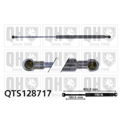 Cargo Area Gas Spring QUINTON HAZELL QTS128717 OE Ref 7700354323 QUINTON HAZELL