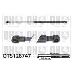 Bonnet Gas Spring QUINTON HAZELL QTS128747 OE Ref 811613D000