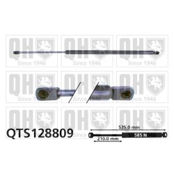 Cargo Area Gas Spring QUINTON HAZELL QTS128809 OE Ref 1219986
