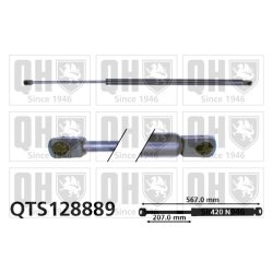 Cargo Area Gas Spring QUINTON HAZELL QTS128889 OE Ref 46309135
