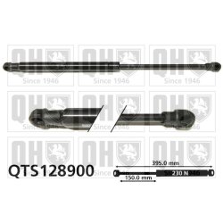 Bonnet Gas Spring QUINTON HAZELL QTS128900 OE Ref 8200091749