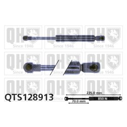 Bonnet Gas Spring QUINTON HAZELL QTS128913 OE Ref 1638800029