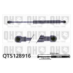 Bonnet Gas Spring QUINTON HAZELL QTS128916 OE Ref 51237008745
