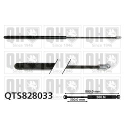 Cargo Area Gas Spring QUINTON HAZELL QTS828033 OE Ref 4424045