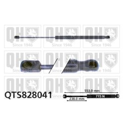 Cargo Area Gas Spring QUINTON HAZELL QTS828041 OE Ref 1460236