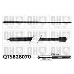 Bonnet Gas Spring QUINTON HAZELL QTS828070